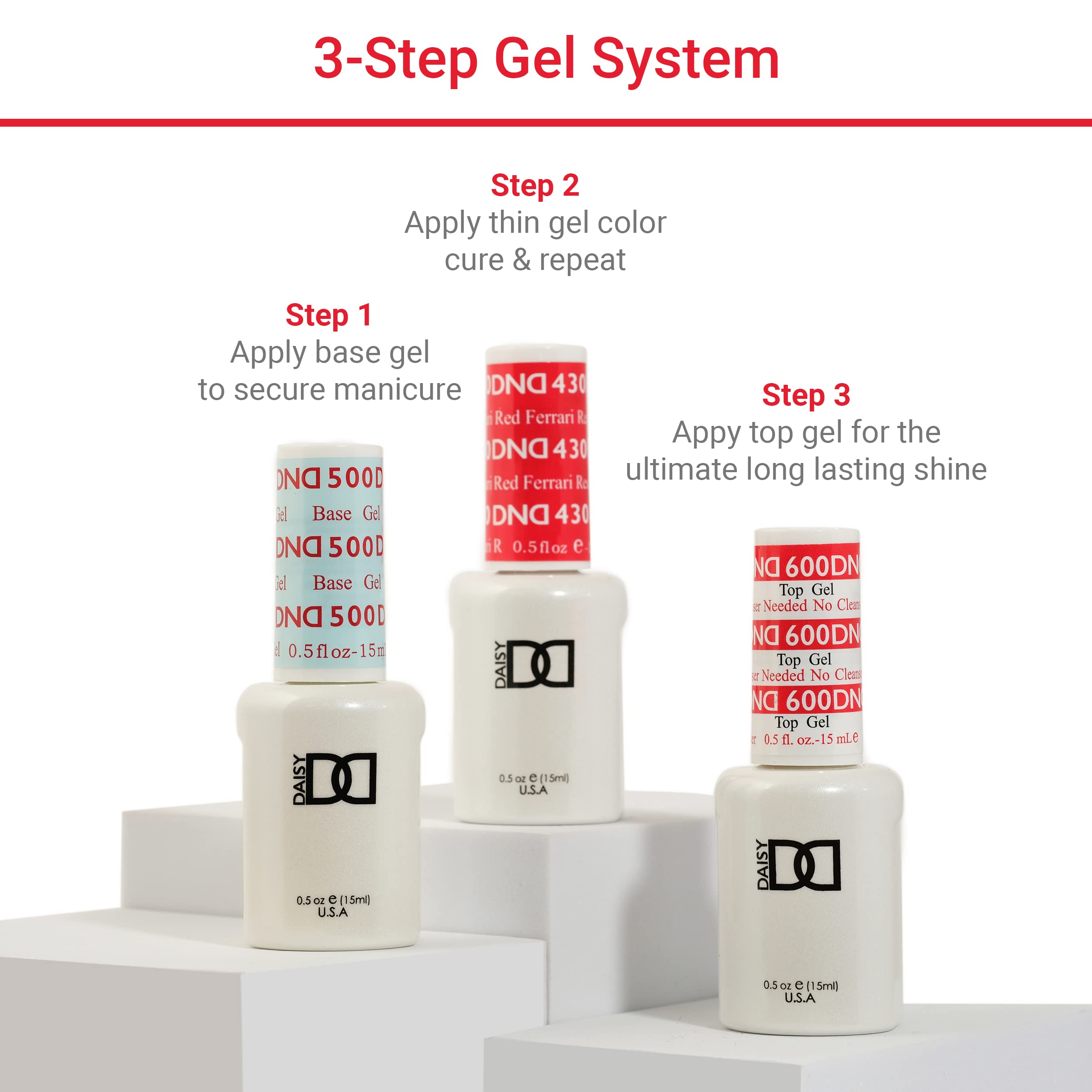 Vegan, cruelty-free, eight-free formula from Daisy DND for clean, vibrant nails