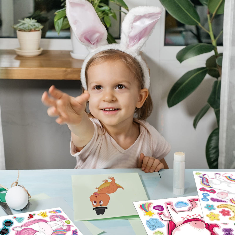 DaiUni party favors and classroom activities using versatile sticker sheets.