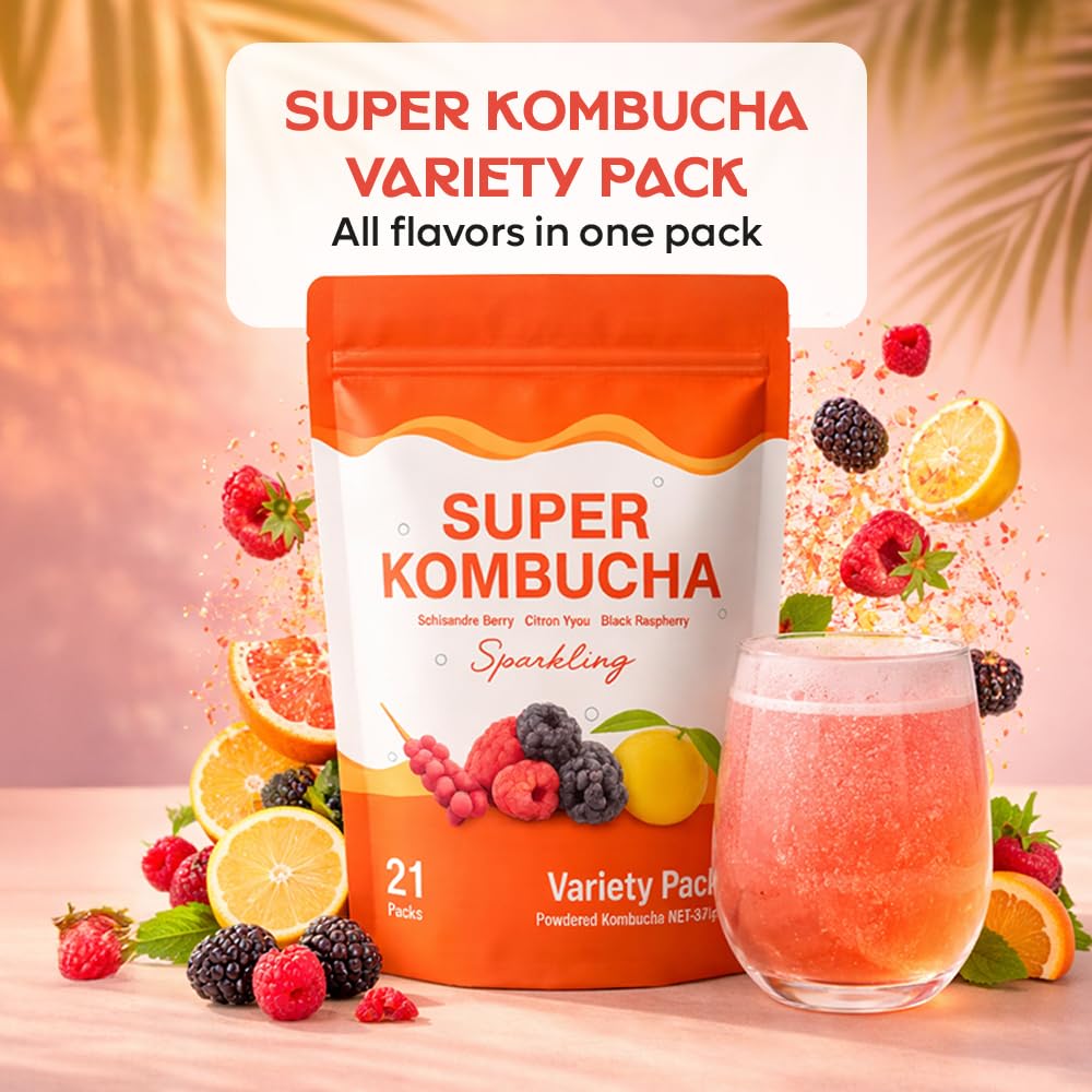 DALAMHARI Kombucha Powder Schisandra Berry emphasizes vibrant flavor options.
