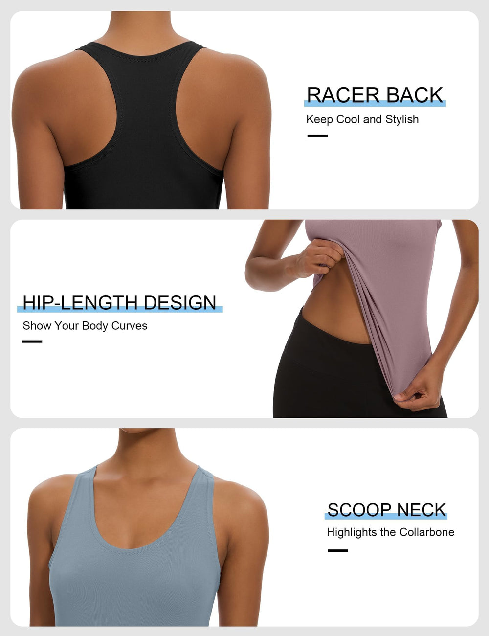 Dalavch women's racerback tank top in pink front view, lightweight comfort for cardio.