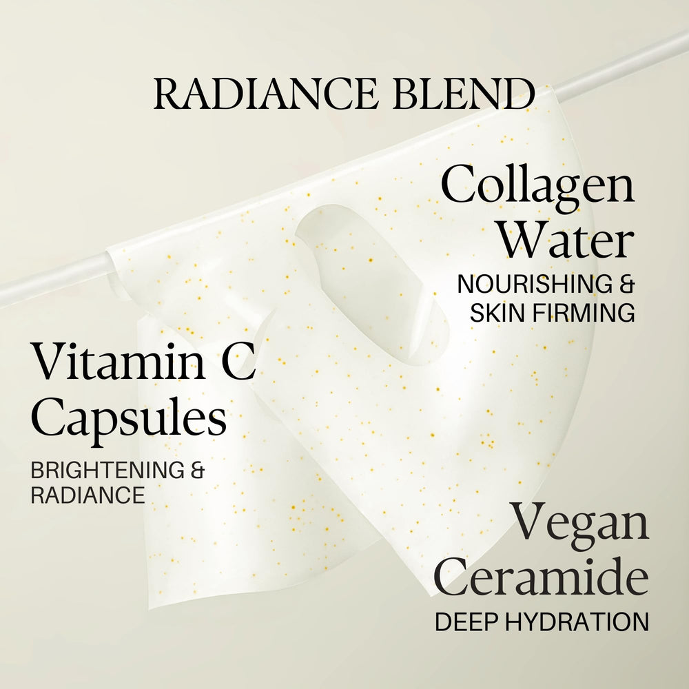 d'alba Piedmont Signature Vita Capsule Hydrogel Mask 8-Shape texture supports quick moisture delivery