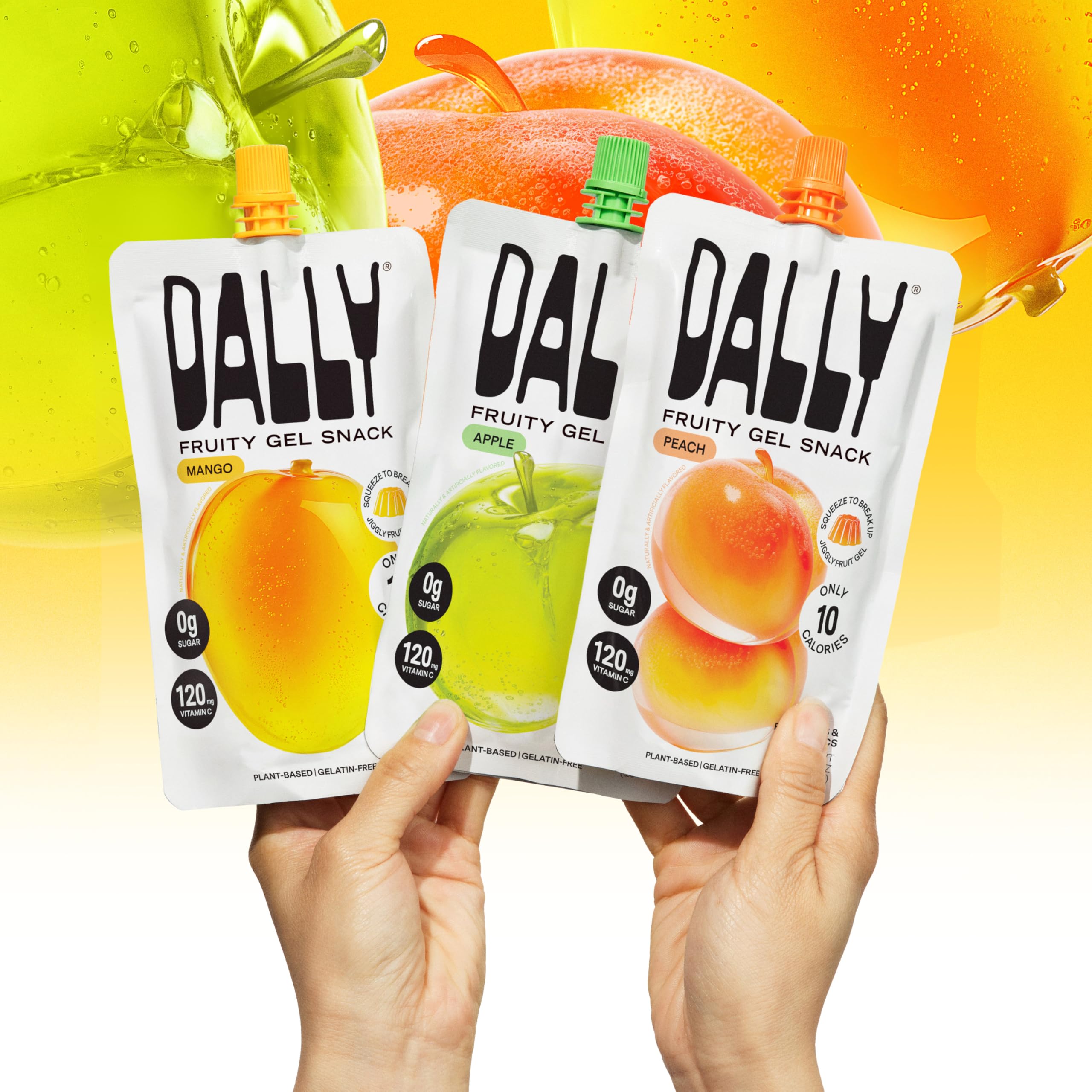 DALLY mango flavor slice with vibrant color and inviting aroma