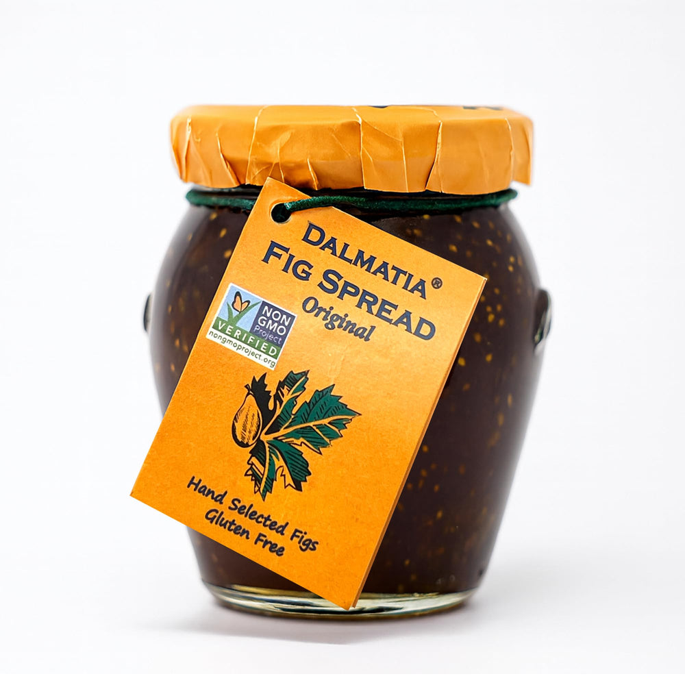 Dalmatia fig spread on toast, versatile breakfast or snack.
