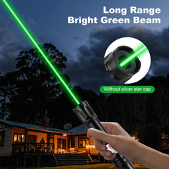 Damflew green laser pointer long-range output for outdoor visibility