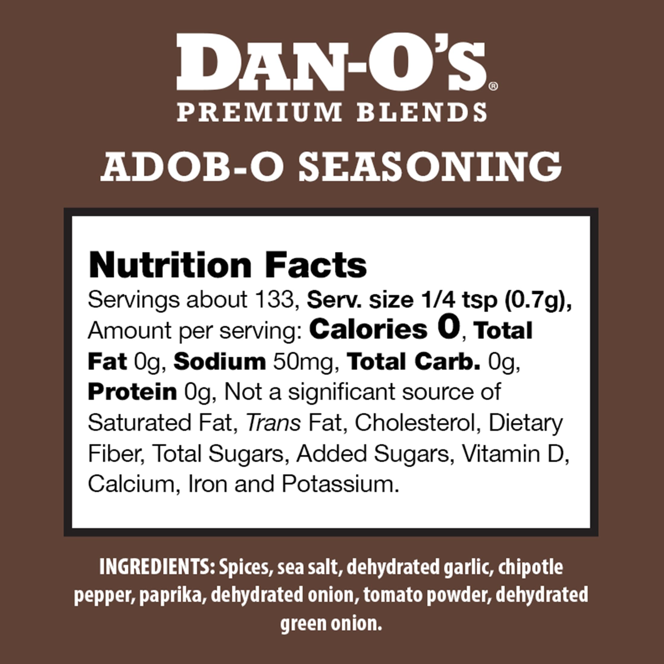 Dan-O's Adob-O 2-pack pack shot for convenient pantry use