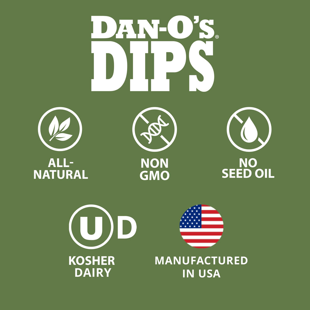 Dan-O's Dips tasting spoon with dip spread for chips