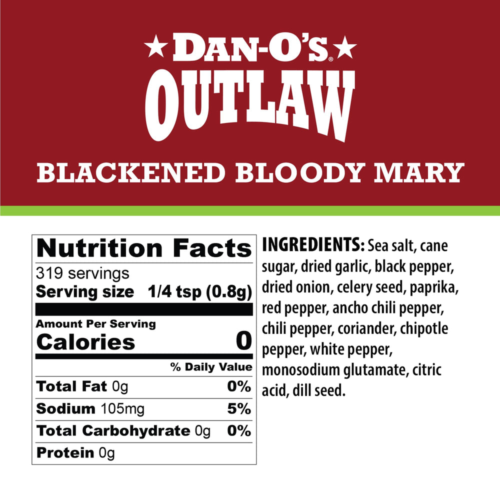 Dan-O's Outlaw variety pack front shows all three bold flavors.