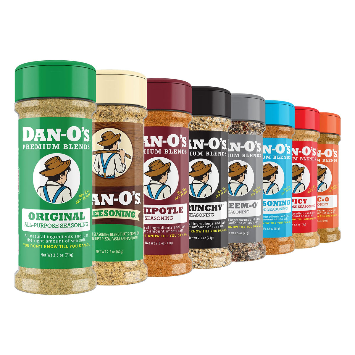 Dan-O's Original seasoning bottle ready for everyday grilling.