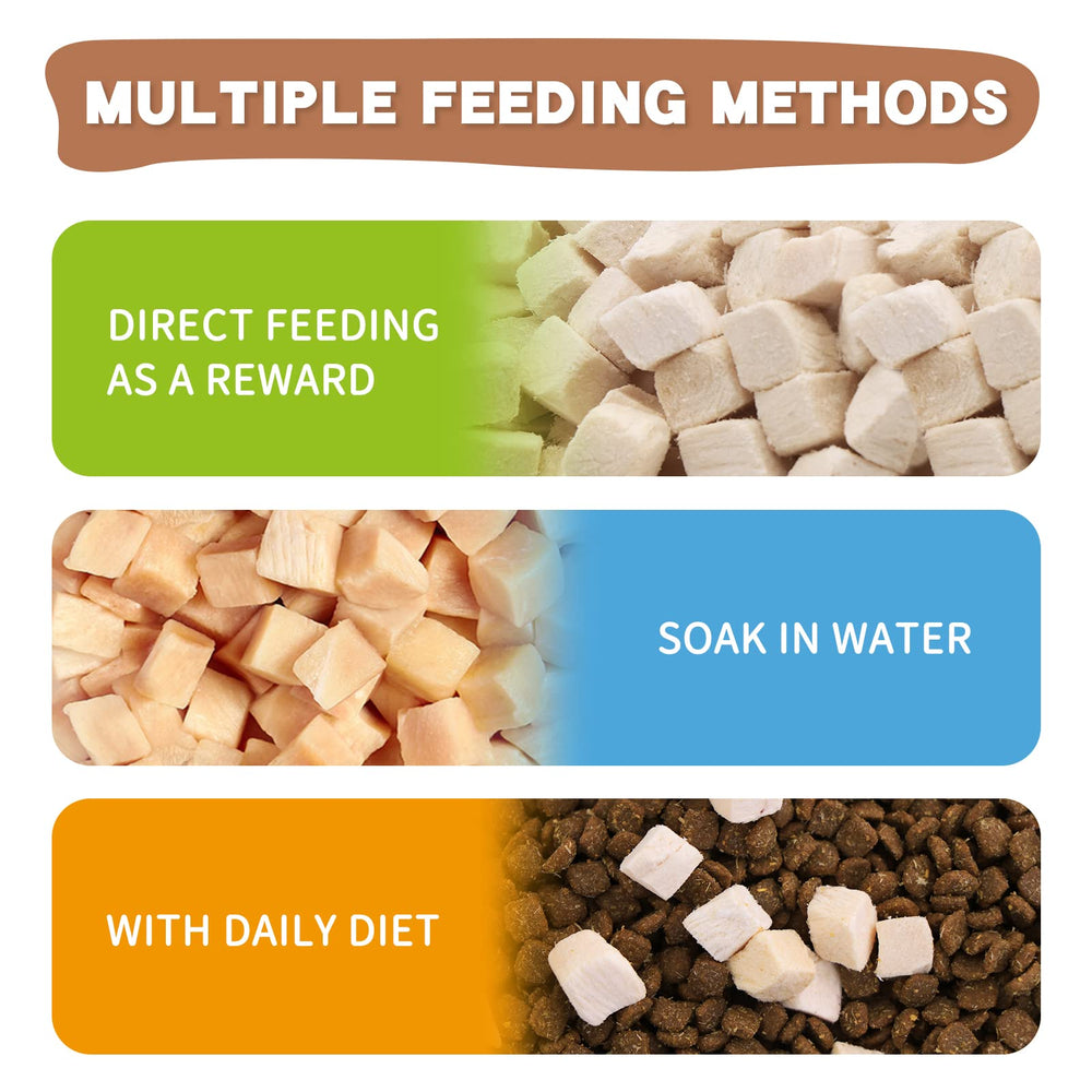 Dancing Tail bite-sized cubes ideal for training sessions.