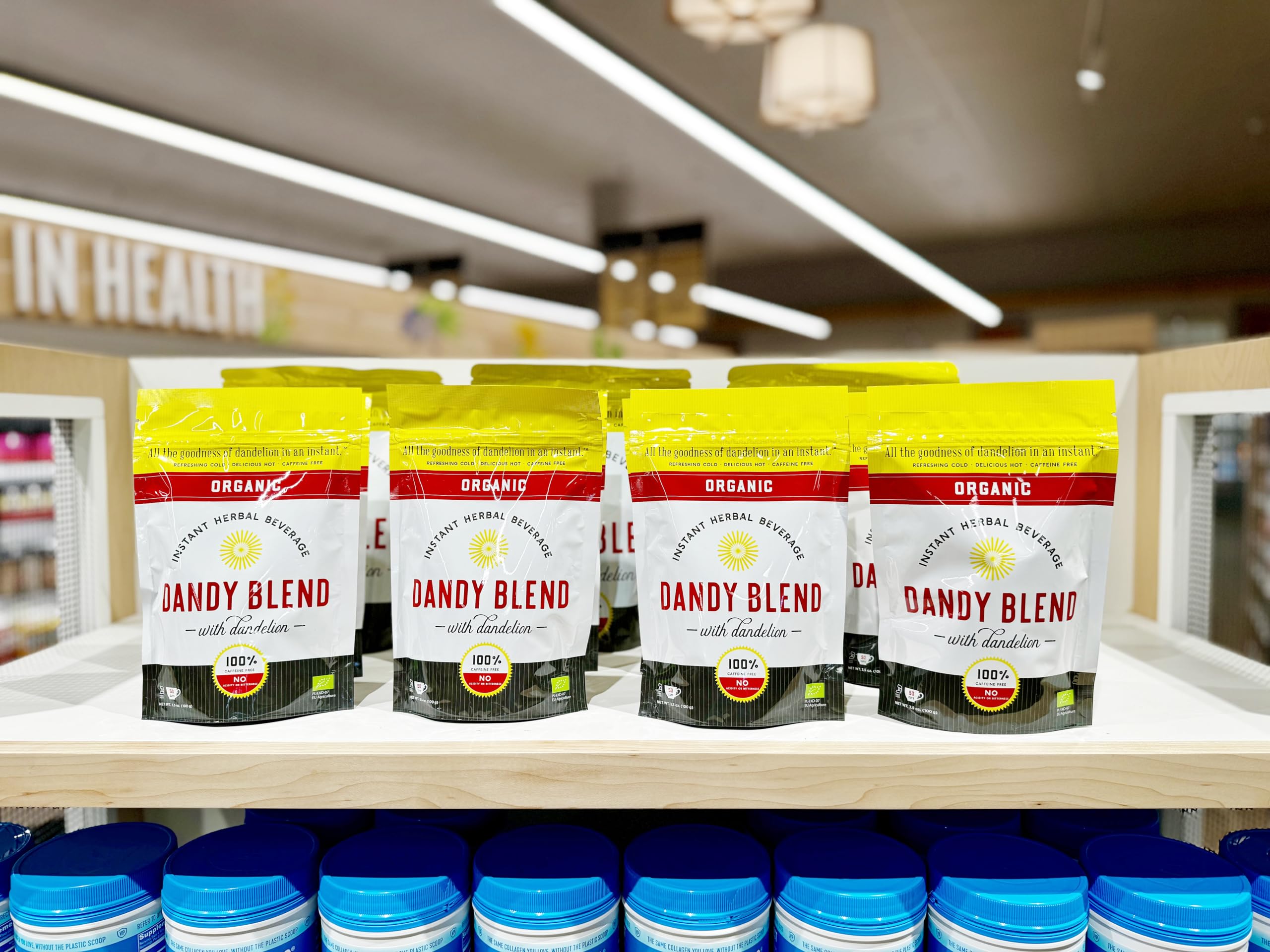 Dandy Blend cozy morning routine scene suggests comforting caffeine-free start.