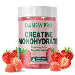 DANEW Pro Creatine Gummies serving-friendly four gummies for easy daily dosing