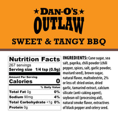 Dan-O's Outlaw seasoning on the grill delivering smoky, sweet tang