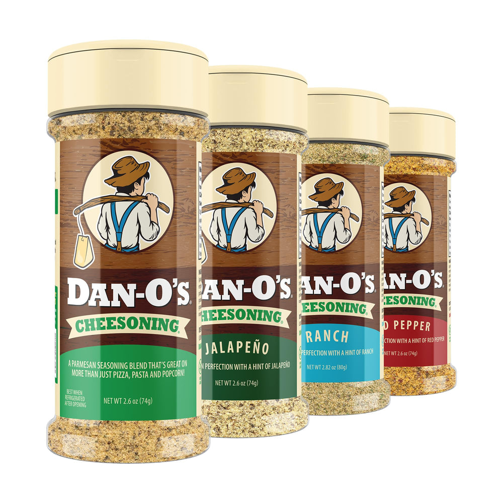 Dan-O's Ranch Cheesoning bottle pour enhances fries and wings with creamy tang and cheese
