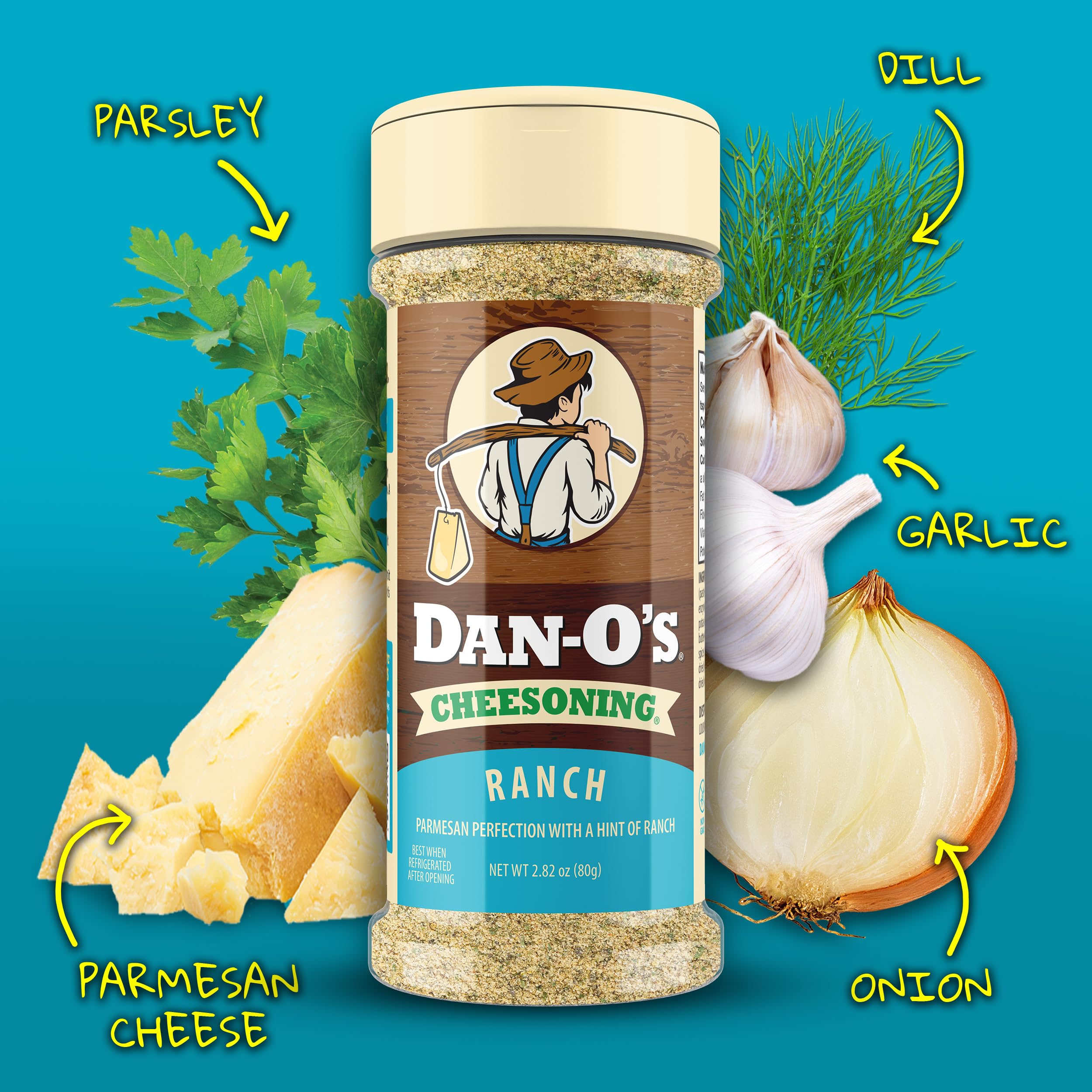 Dan-O's Ranch Cheesoning on fries adds a cheesy, garlicky lift