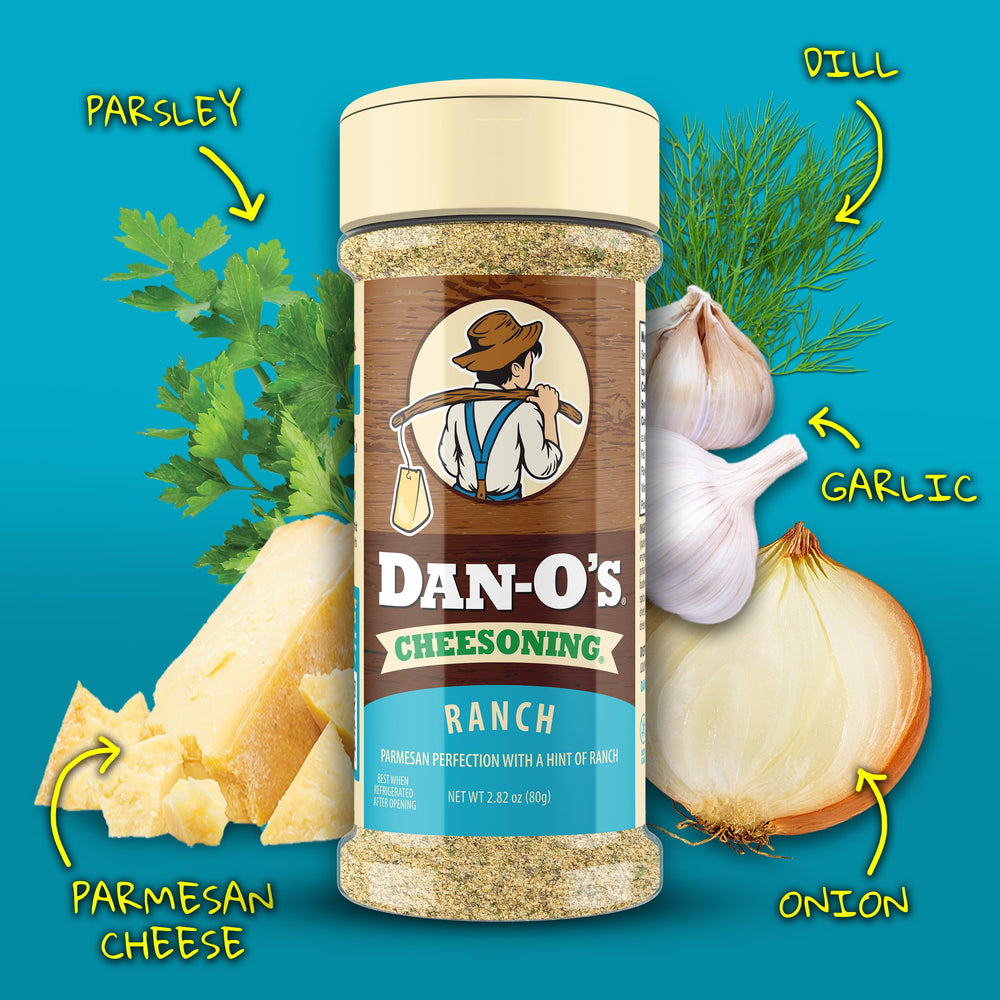 Dan-O's Ranch Cheesoning on fries adds a cheesy, garlicky lift