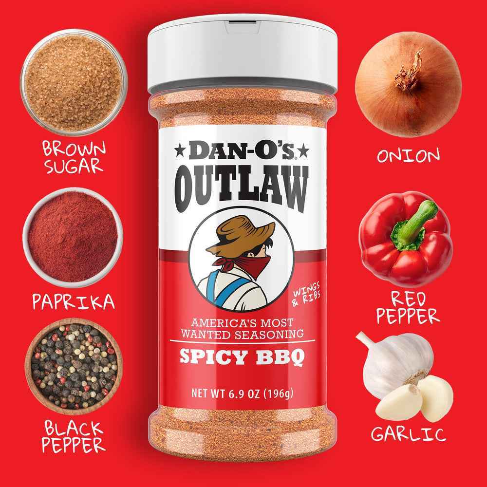 Dan-O's Outlaw Sweet Caribbean on chicken for island-inspired flavor