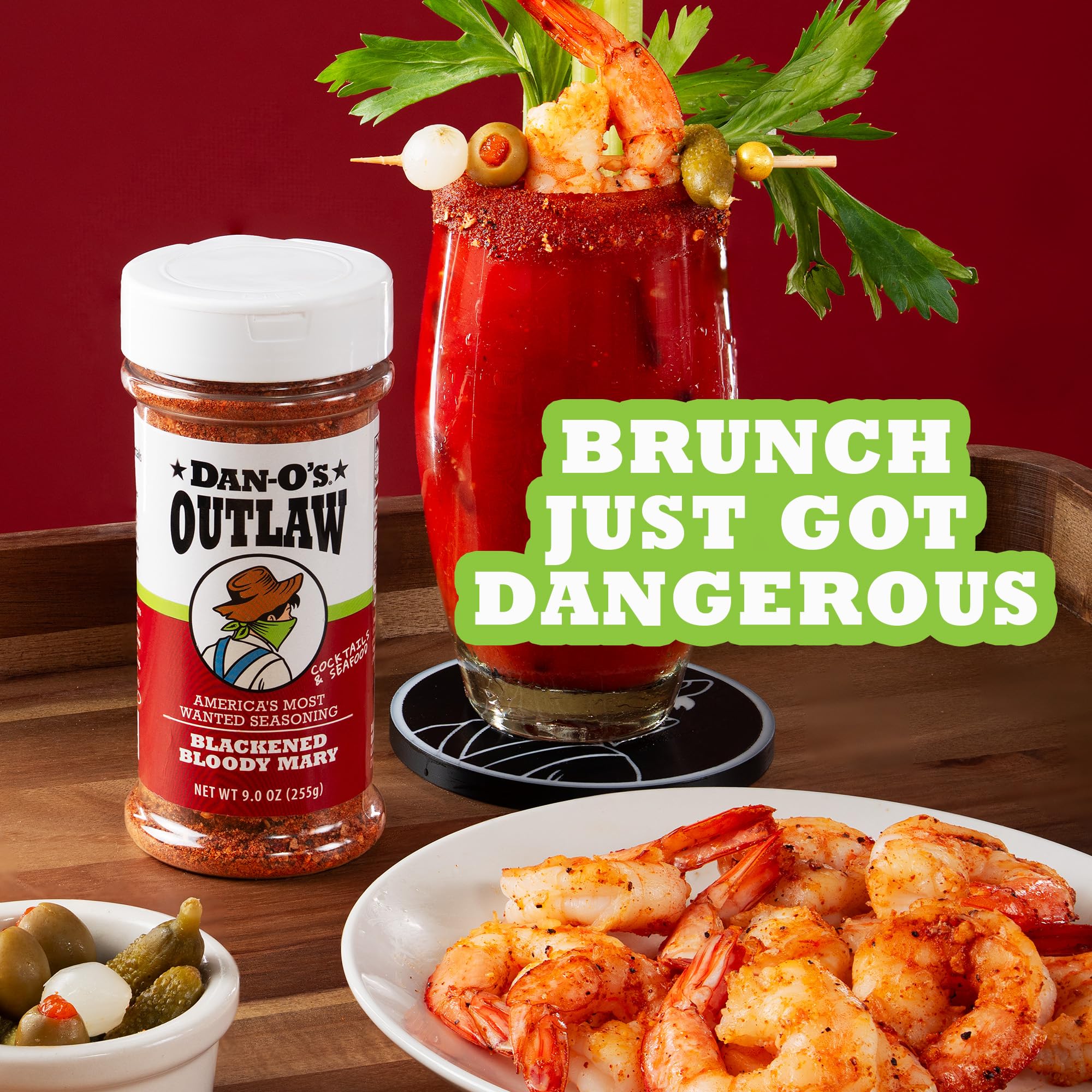 Dan-O's Outlaws seasoning on vegetables for smoky, tangy bite