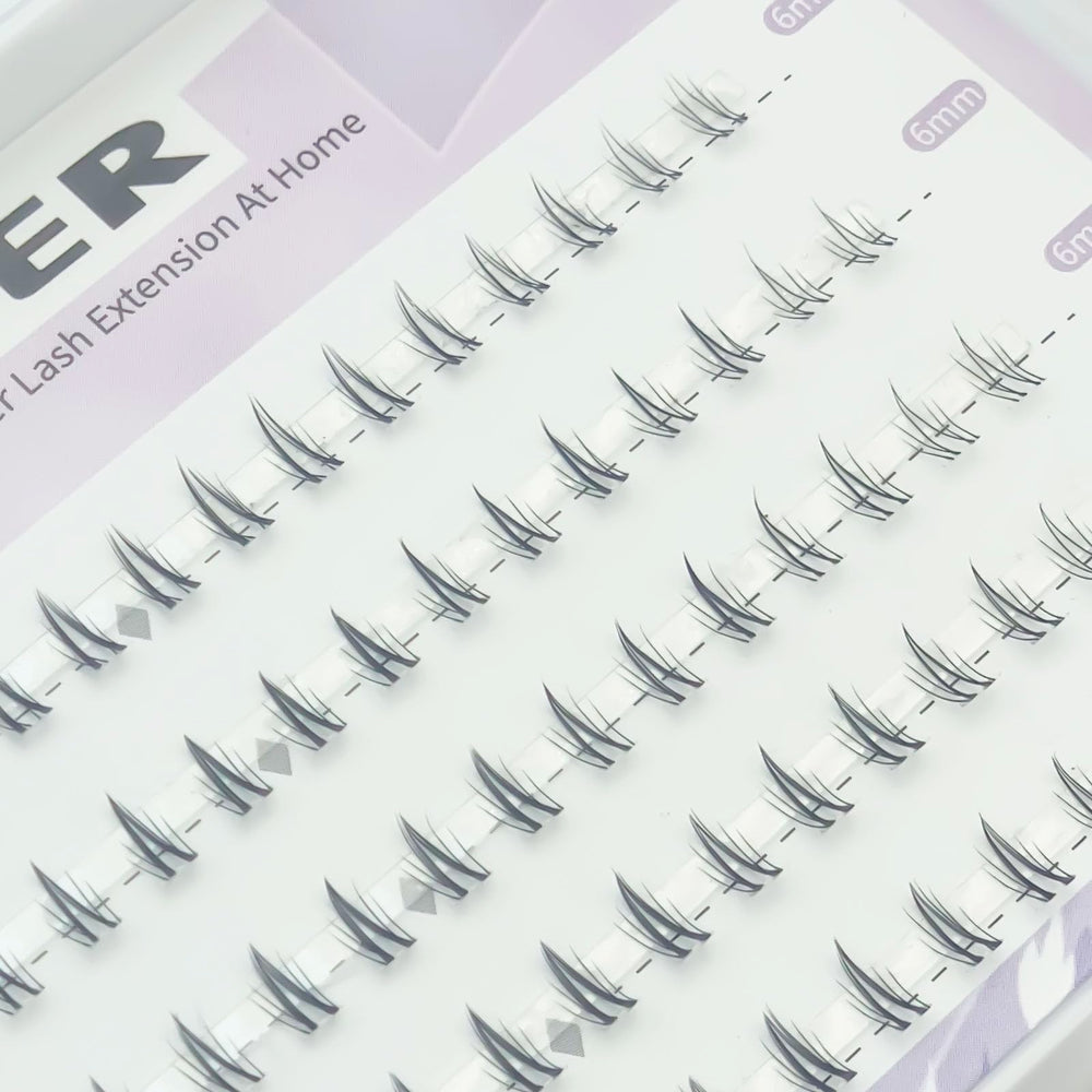 DAODER bottom lash clusters reusable with proper care for extended use