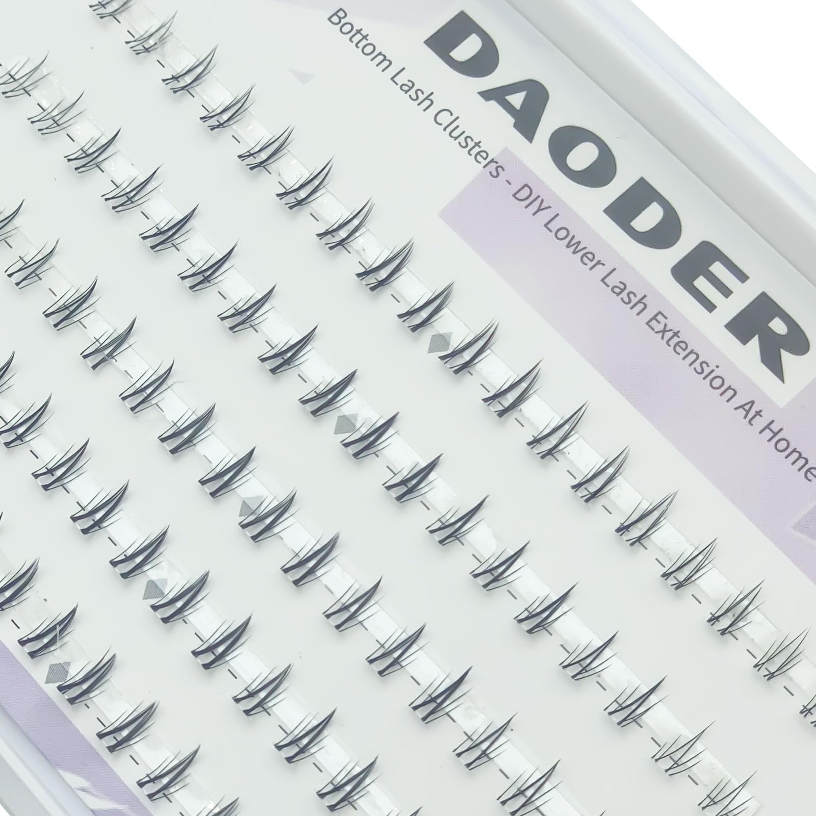 DAODER bottom lash clusters achieving a natural, lightweight finished look