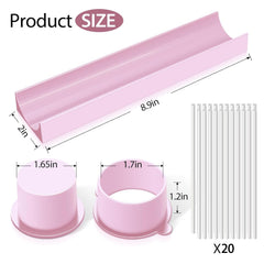 DAOFVOR circle cake pop cutter-pusher for uniform portions.