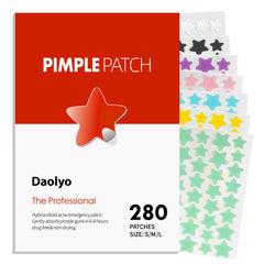 Daolyo star patches pack with 280 count for overnight blemish care