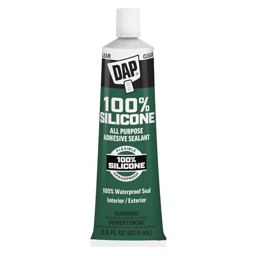 DAP All Purpose Silicone Sealant aquarium cure timeline demonstrates quick sealing in water environments