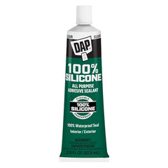 DAP All Purpose Silicone Sealant aquarium cure timeline demonstrates quick sealing in water environments
