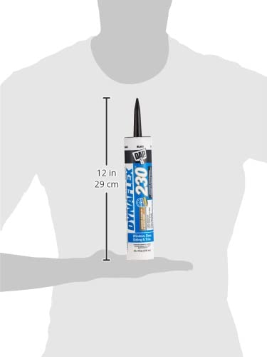 DAP Dynaflex 230 Black low-odor formula for comfortable use.