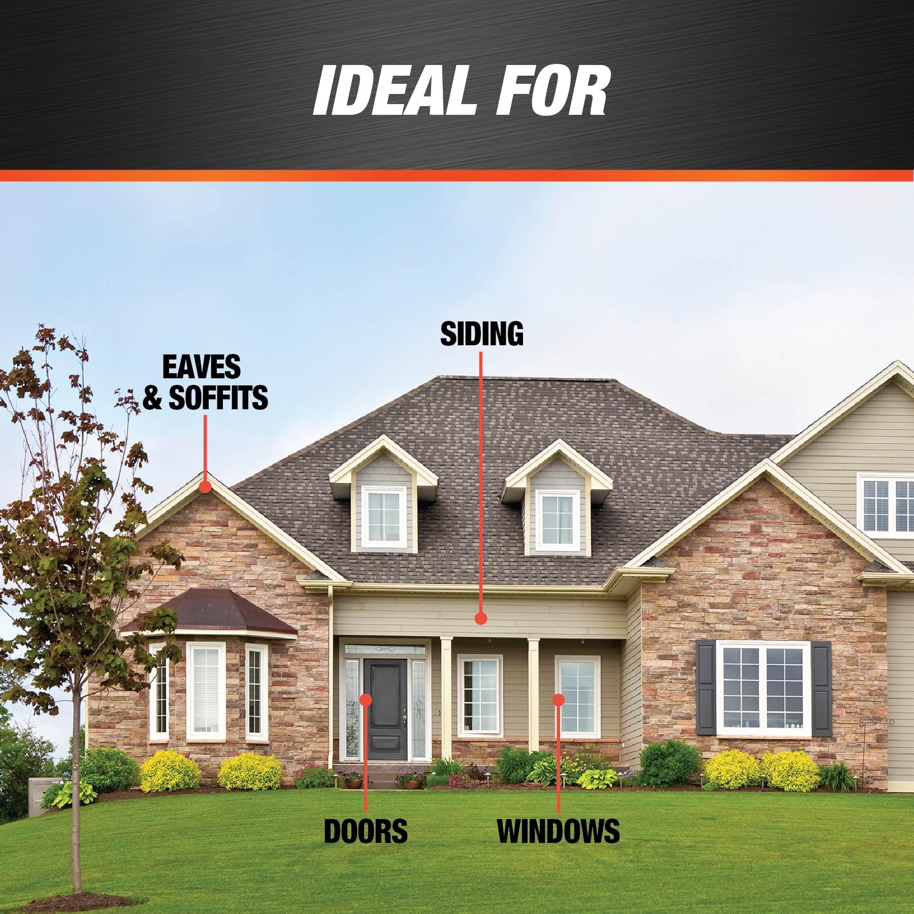 DAP Extreme Stretch suitable for interior and exterior use with low odor