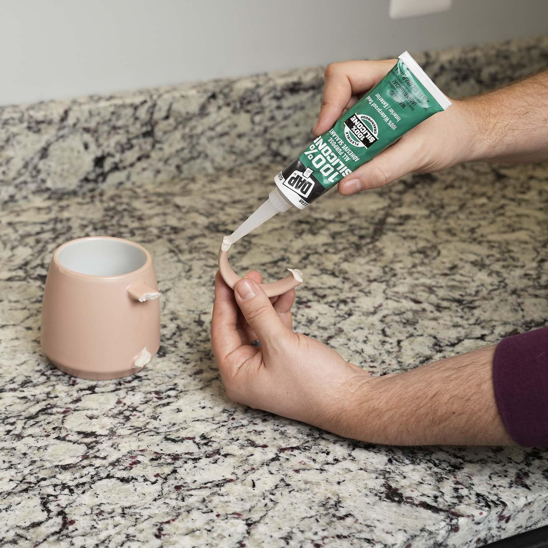 DAP All Purpose Silicone Sealant shows food-contact safety after curing