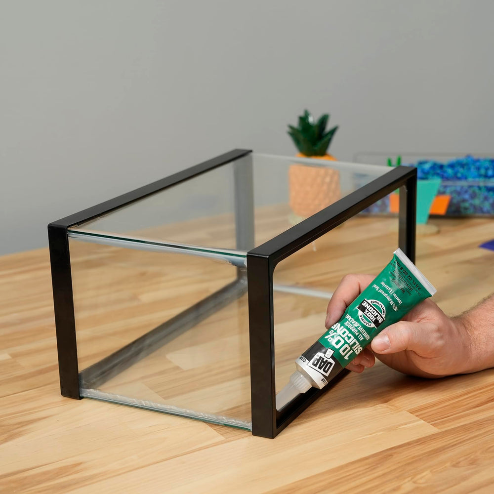 DAP All Purpose Silicone Sealant works indoors and outdoors for quick sealing