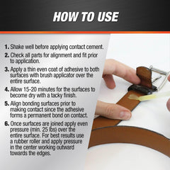 Laminates bond securely, no clamps required during assembly.