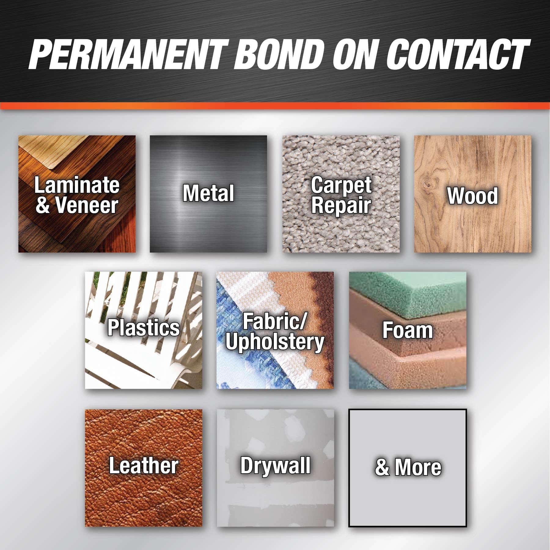 Wood veneer bonding yields durable, flexible joints under use.