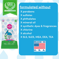 Dapple fragrance-free hypoallergenic wipes safe for bottles and pacifiers.