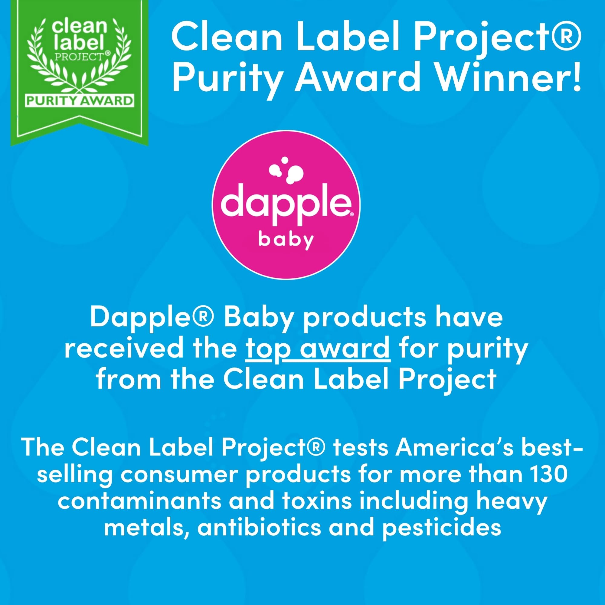 Dapple on-the-go cleaning wipes for busy parents.