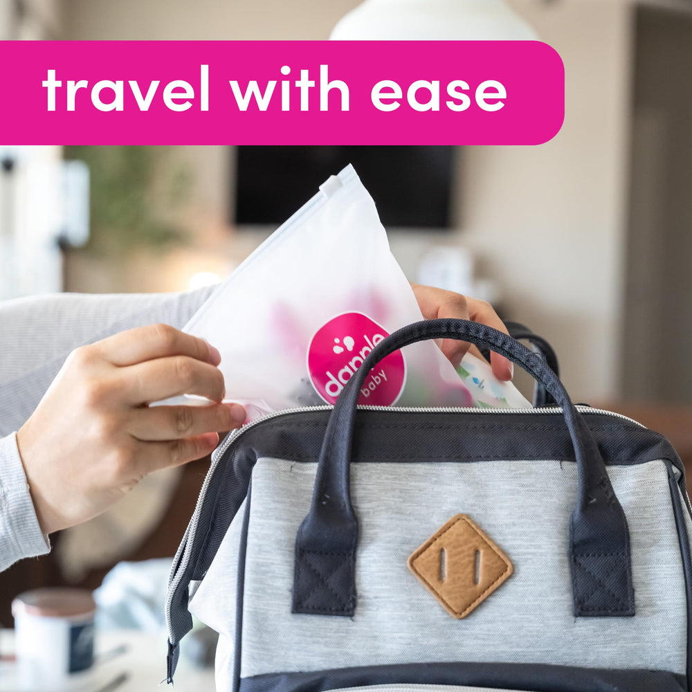 Dapple travel bag keeps all cleaning essentials organized