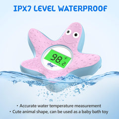 Dar Darouxiao auto-on/off thermometer turns on in water for effortless use.