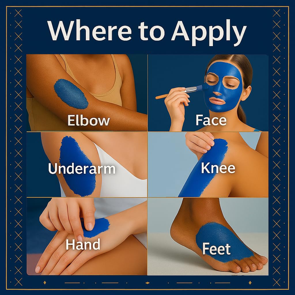 Dar Marwa Nila Powder applied to the face in a spa-like ritual