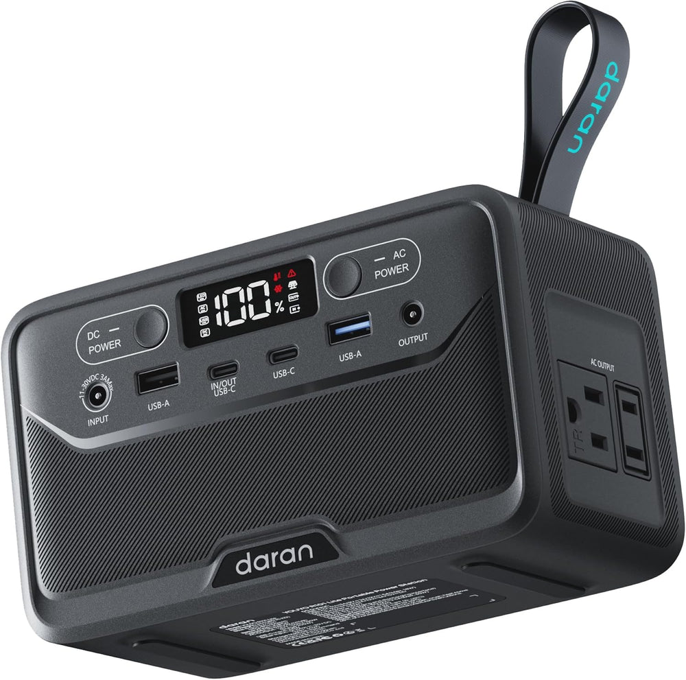 DaranEner R101 Lite front display shows power status at a glance