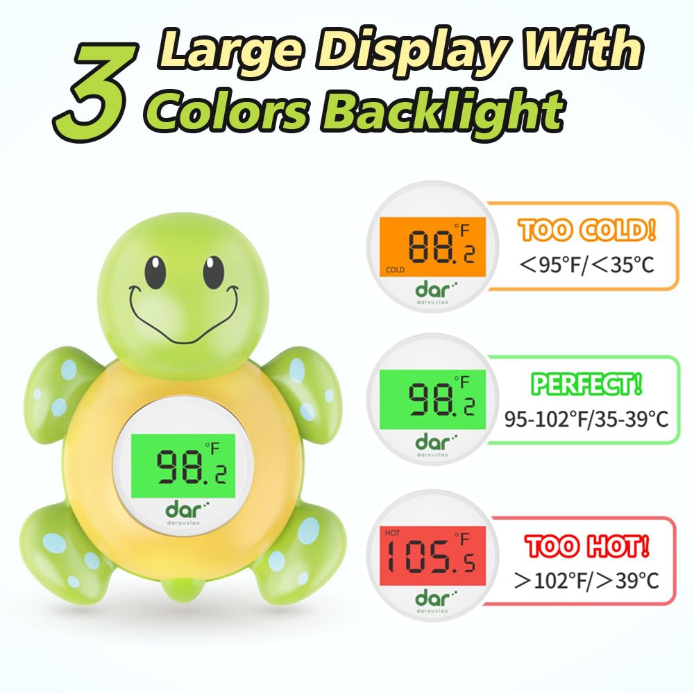 Dar Darouxiao 3-color backlight shows bath water temperature at a glance