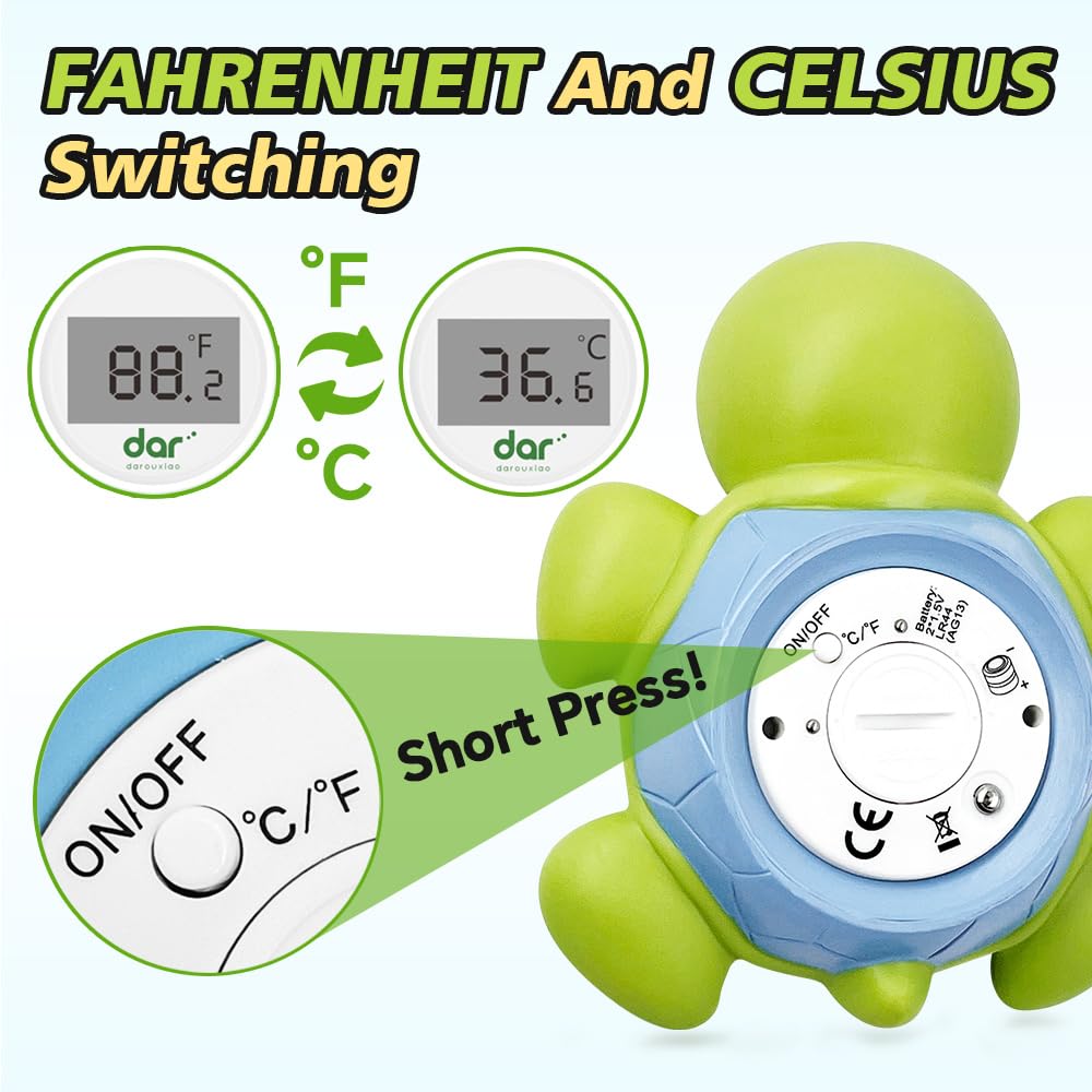 Dar Darouxiao duck-shaped thermometer doubles as a fun bath toy