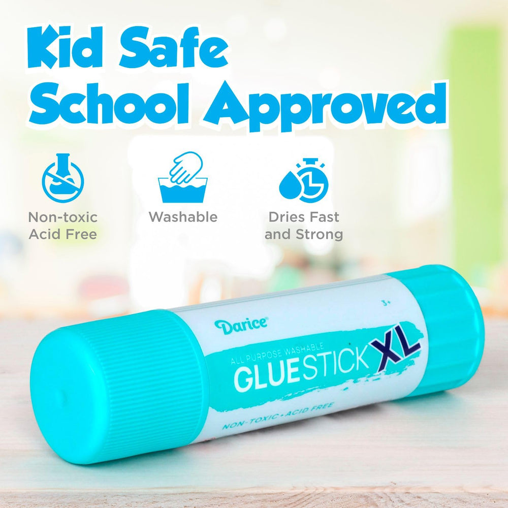 Darice Giant Glue Sticks long-lasting glue reduces re-application