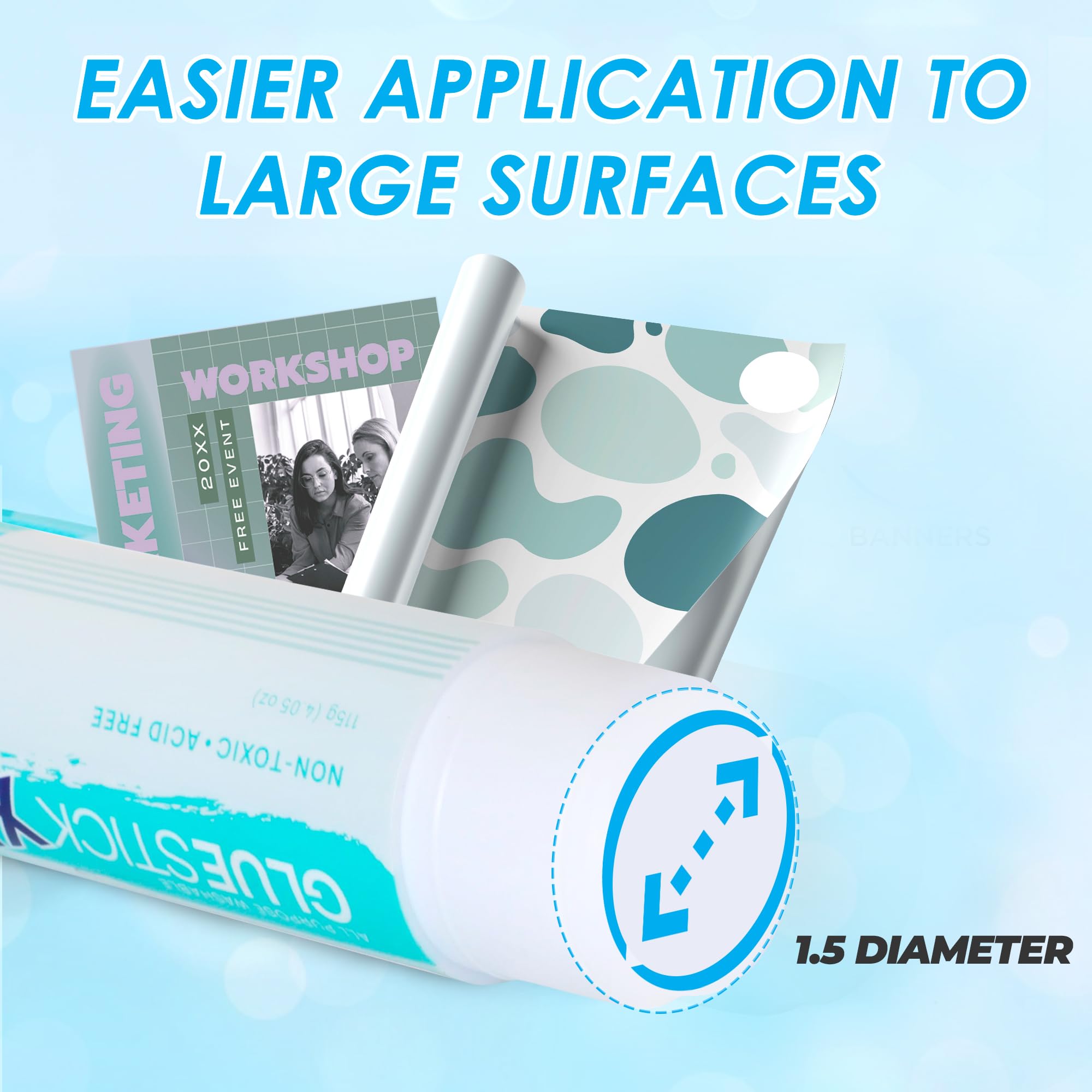 Darice Giant Glue Sticks with wide coverage for big surfaces