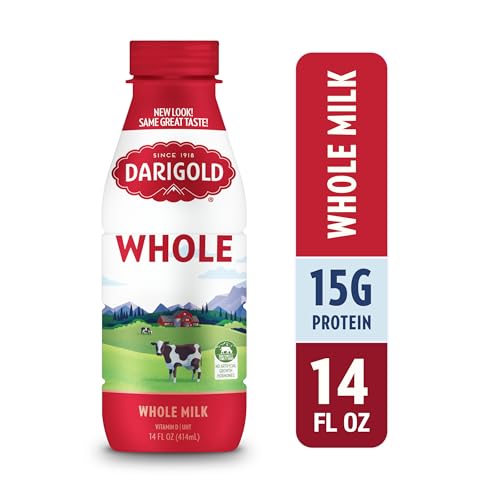 Darigold 14oz bottle on store shelf showcasing convenient packaging
