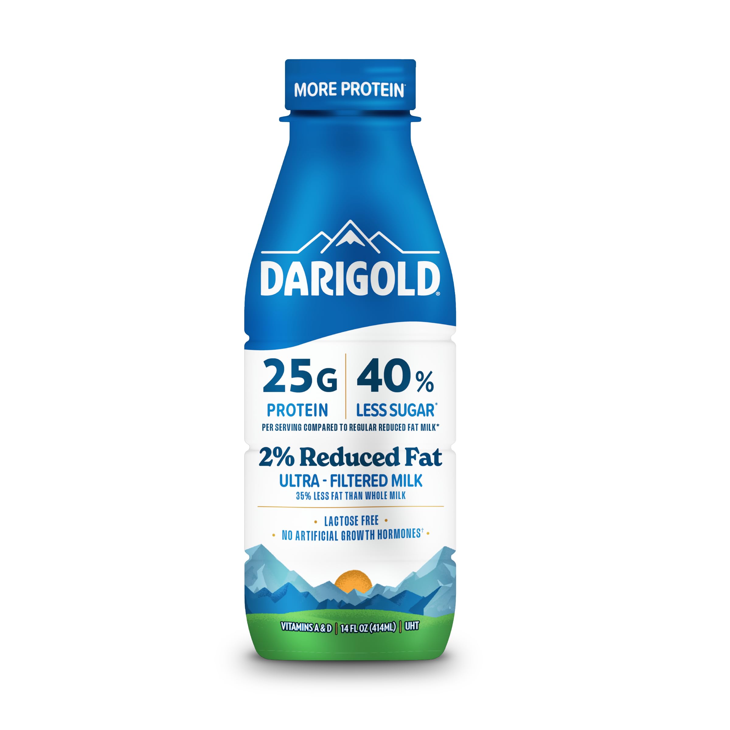 Darigold FIT milk served with fruit for a balanced breakfast.