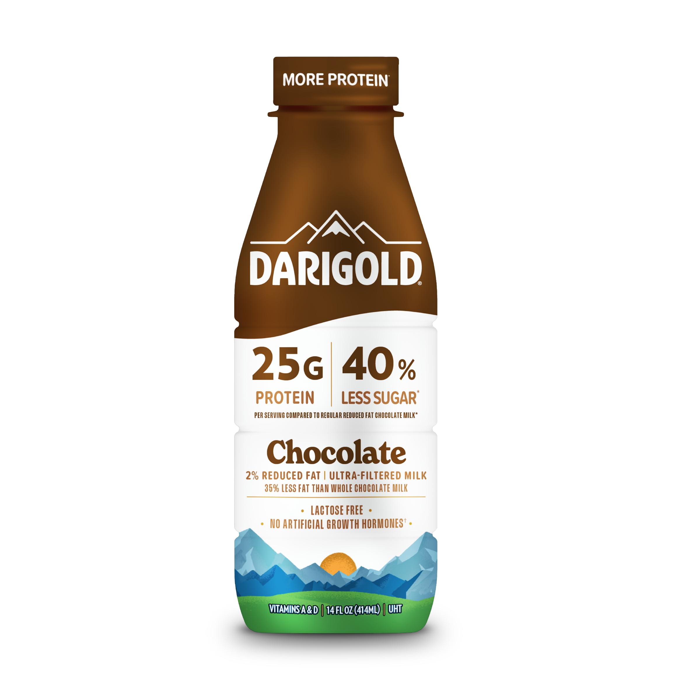 Darigold FIT vitamin D and calcium highlighted in glass for daily nourishment.