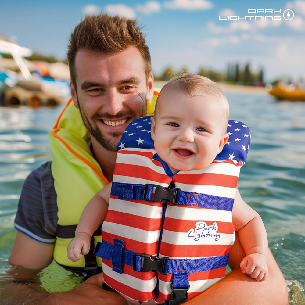Dark Lightning grab handle for parents to lift infants from water or boat