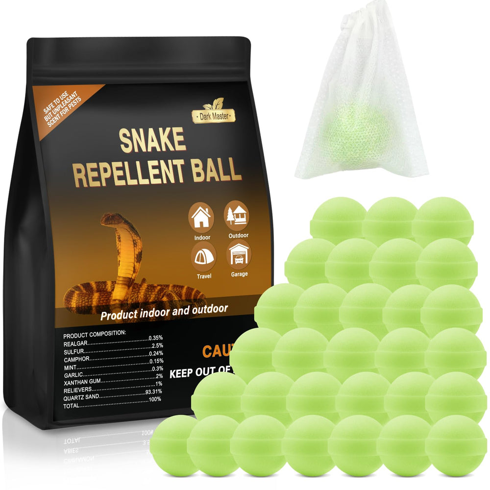 Dark Master snake repellent in yard application deters snakes naturally