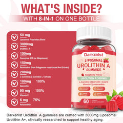 Darkenlst liposomal delivery system graphic showing enhanced absorption.
