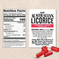Palm oil-free Darrell Lea licorice pack signals sustainable bite for mindful snacking.